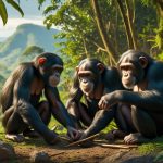 Wild chimpanzees in Uganda not only treat their own wounds using tools—but also care for others.