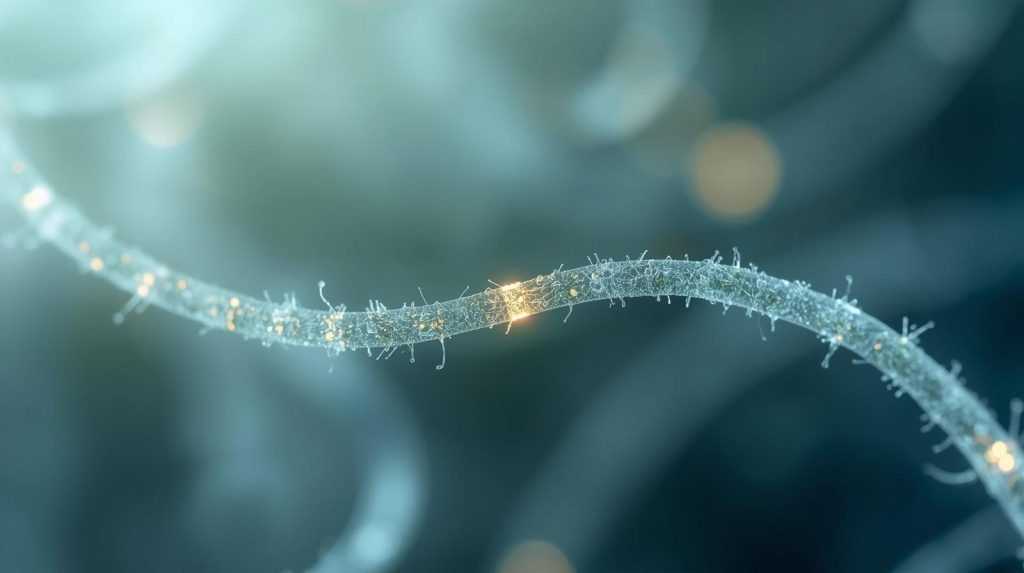 A movable long-term implantable soft microfibre for dynamic bioelectronics