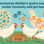 Fermented distiller’s grains improve broiler immunity and antioxidant capacity by modulating cecal microbiota and cecal/plasma metabolomes.