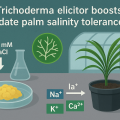 Hydrolyzed Trichoderma ghanense and Simplicillium obclavatum elicitors improve ionic homeostasis and callus growth under salinity stress in date palm.