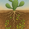 Plant growth-promoting bacteria modulate metabolism and nitrogen accumulation to counteract drought damage in cactus pear plants. 