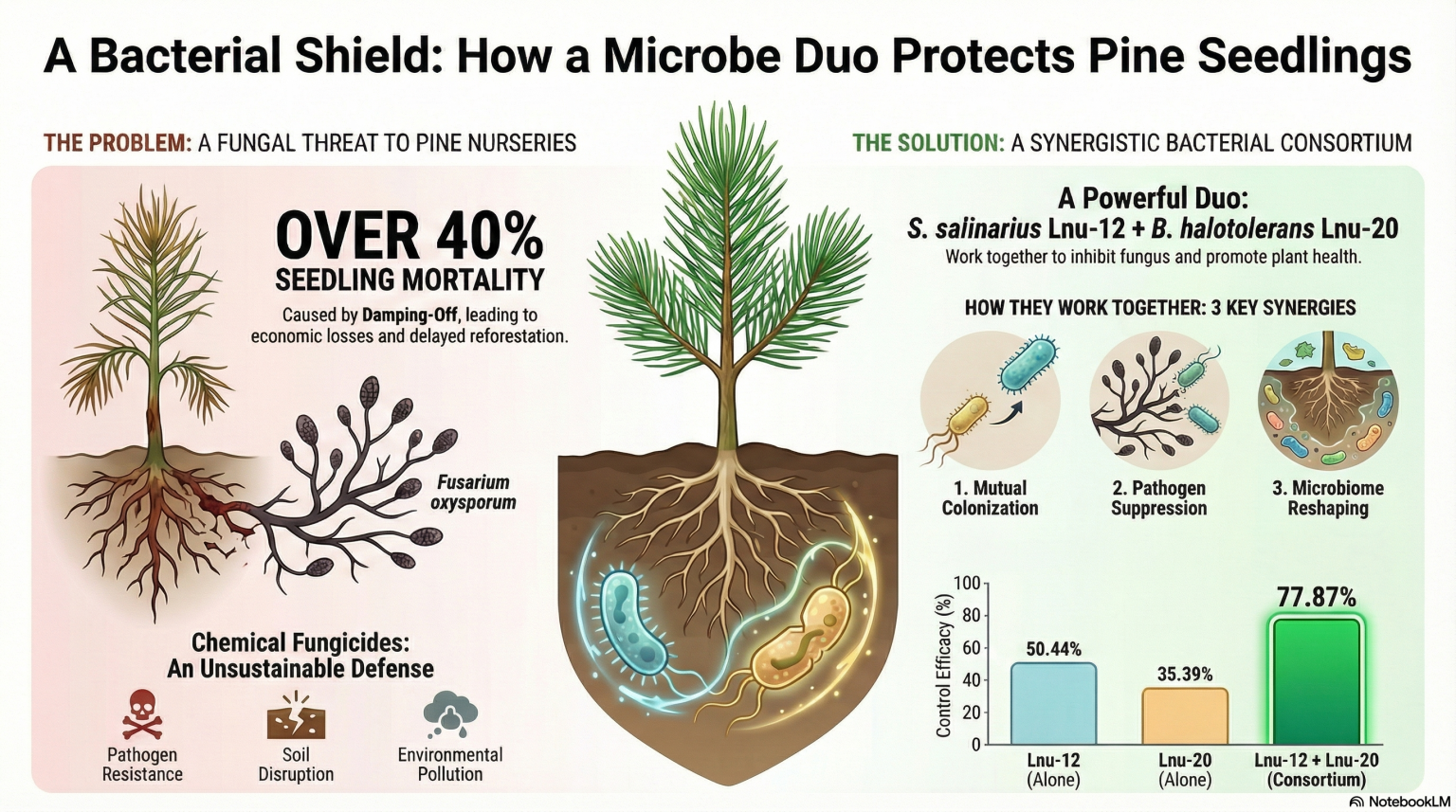 The Pine Protectors: How a Bacterial Super-Team Defends Trees from ...